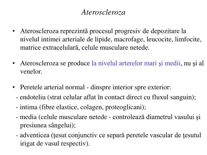 ateroscleroza