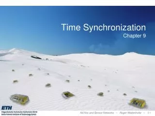 Time Synchronization Chapter 9