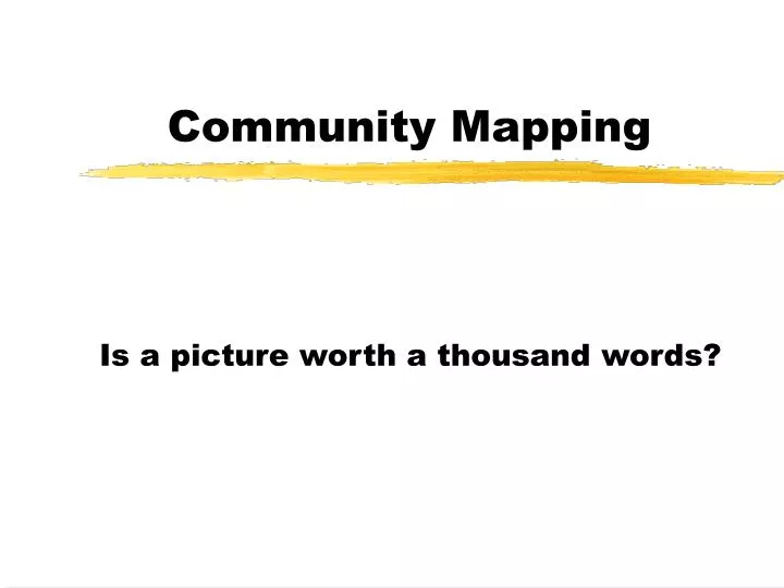 community mapping