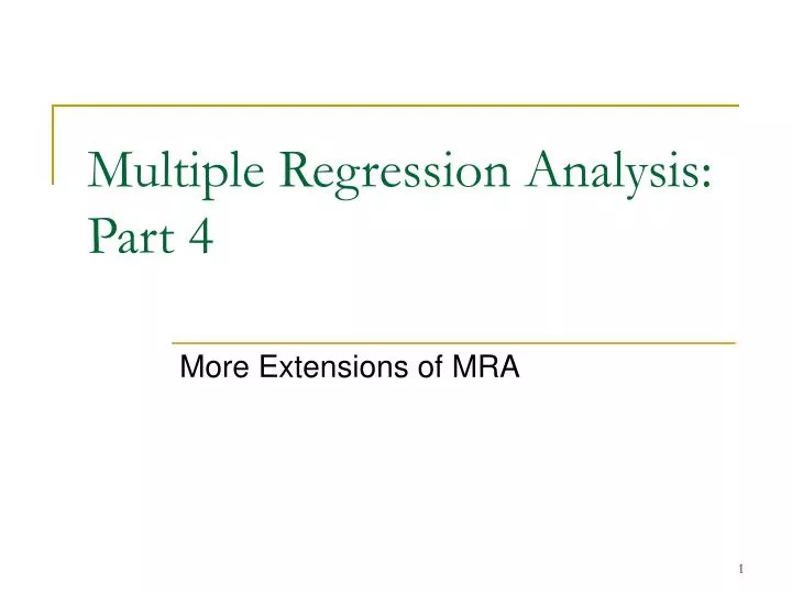 multiple regression analysis part 4