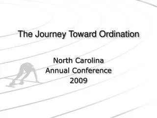 the journey toward ordination