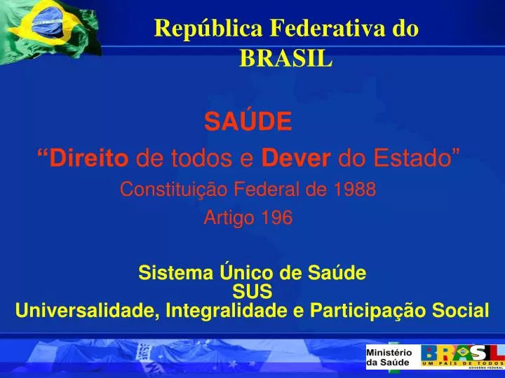 rep blica federativa do brasil