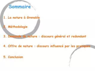 sommaire