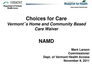 Department of Vermont Health Access