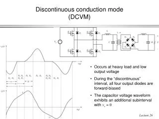 Discontinuous conduction mode (DCVM)