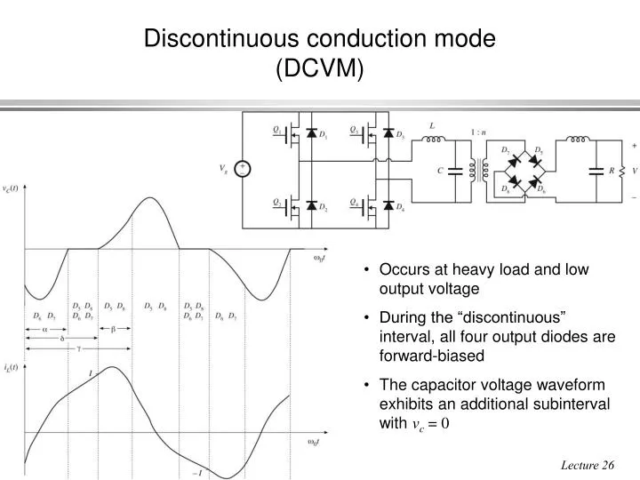 discontinuous conduction mode dcvm
