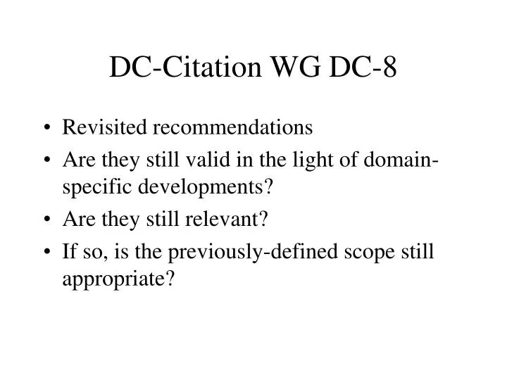 dc citation wg dc 8