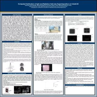 Computed Verification of light and Radiation field size Superimposition on Cobalt-60