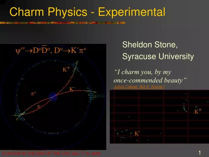 charm physics experimental