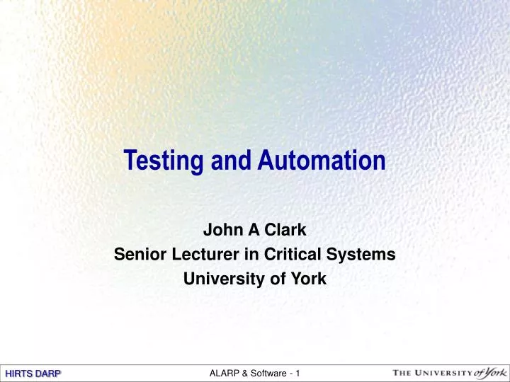 testing and automation