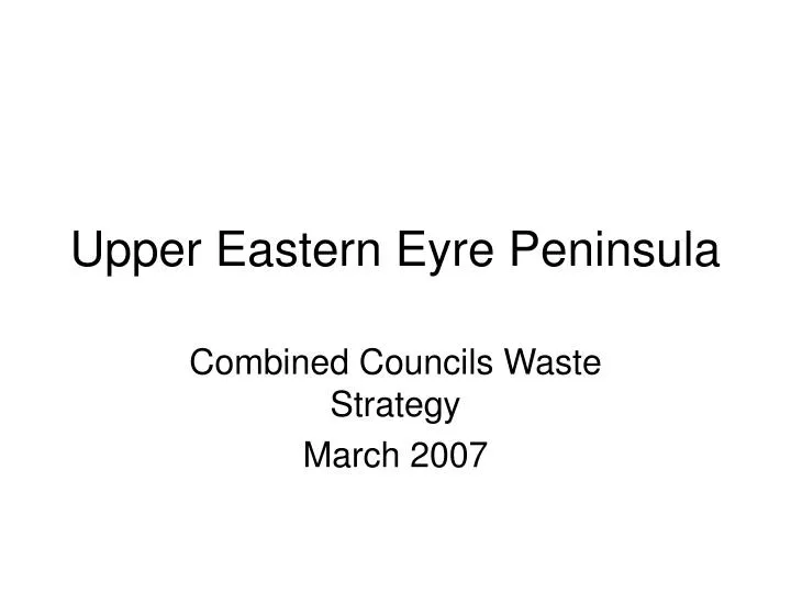 upper eastern eyre peninsula