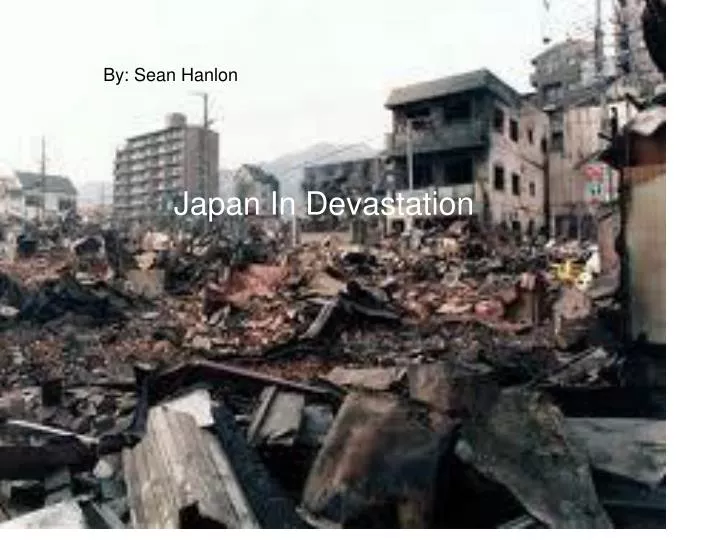 japan in devastation