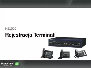 rejestracja terminali