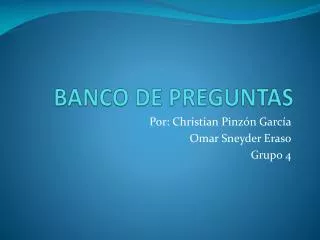 banco de preguntas