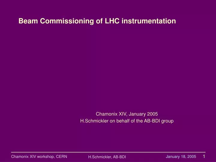 beam commissioning of lhc instrumentation