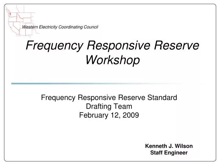 frequency responsive reserve workshop