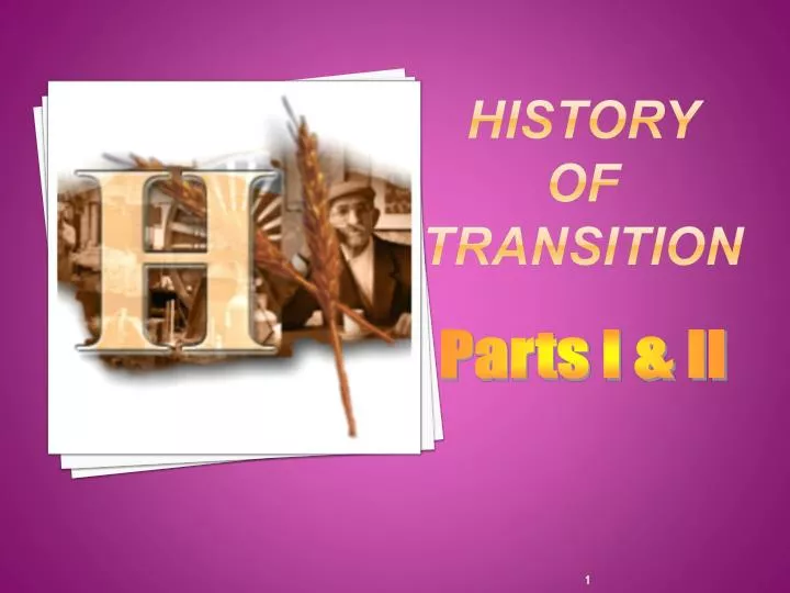 history of transition