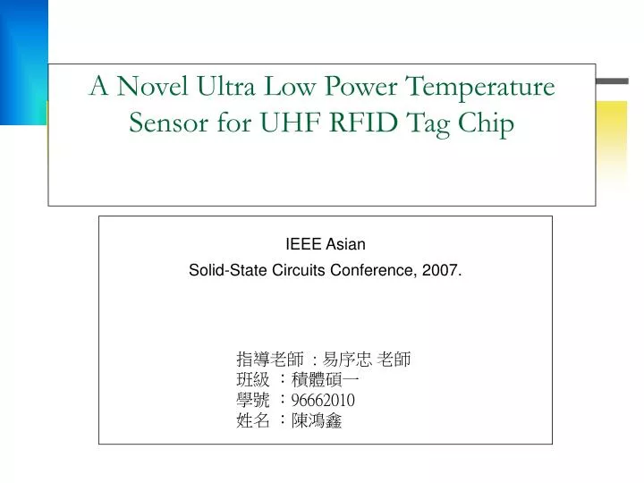 a novel ultra low power temperature sensor for uhf rfid tag chip