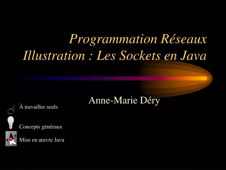 programmation r seaux illustration les sockets en java