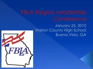 FBLA Region Leadership Conference