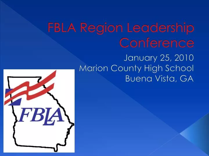 fbla region leadership conference