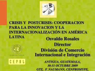crisis y postcrisis cooperacion para la innovacion y la internacionalizaci n en am rica latina