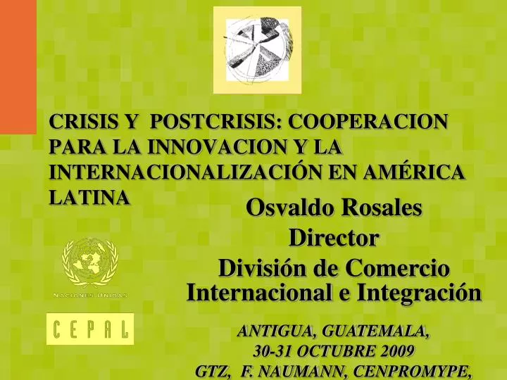 crisis y postcrisis cooperacion para la innovacion y la internacionalizaci n en am rica latina