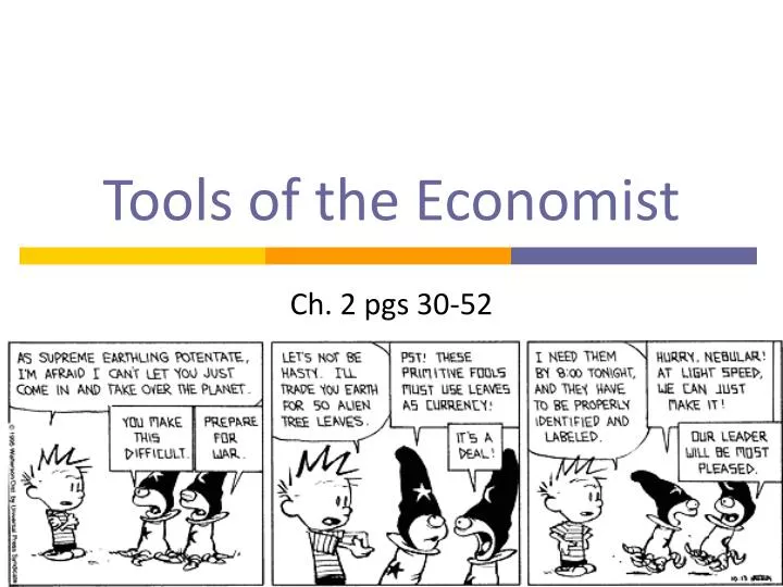 tools of the economist