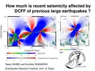 How much is recent seismicity affected by DCFF of previous large earthquakes ?