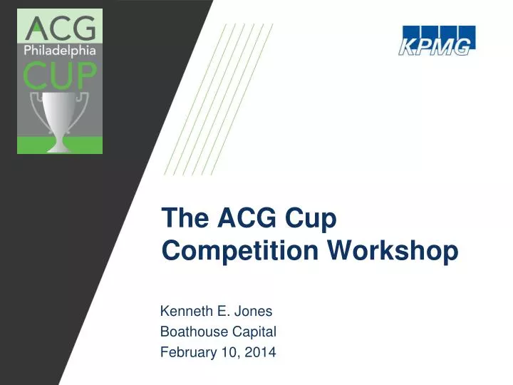 the acg cup competition workshop