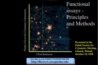 Functional assays - Principles and Methods