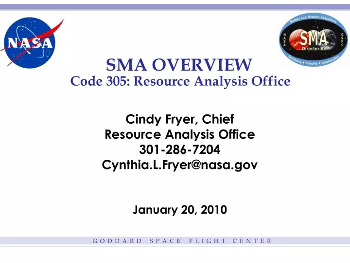 sma overview code 305 resource analysis office