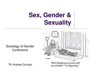 Sex, Gender &amp; Sexuality