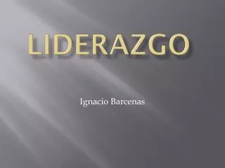 liderazgo