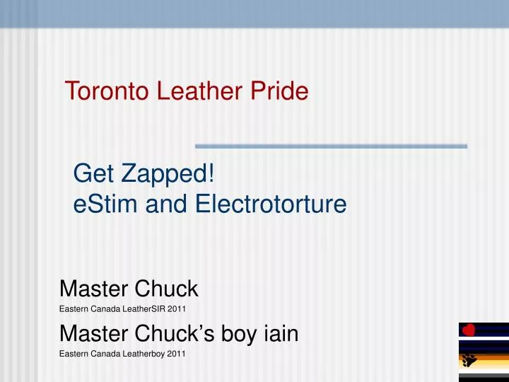 get zapped estim and electrotorture