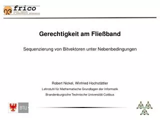 gerechtigkeit am flie band