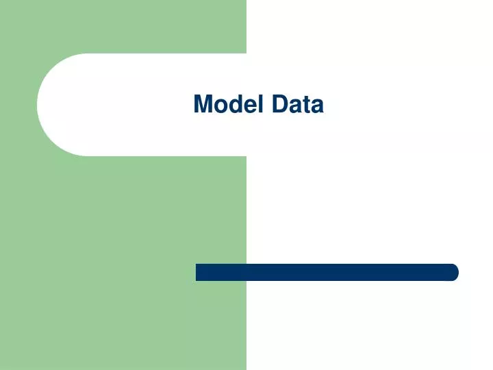 model data