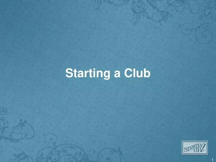 starting a club