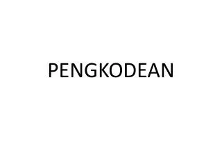 pengkodean