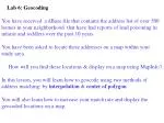 Lab 6: Geocoding - slide 1