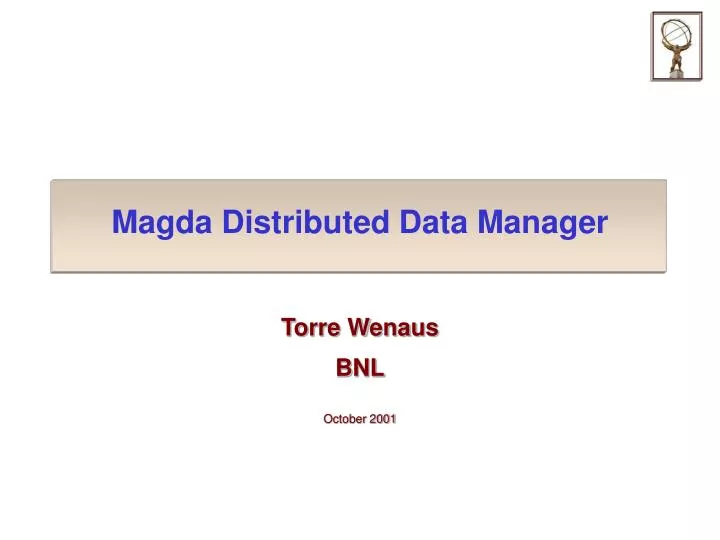 magda distributed data manager