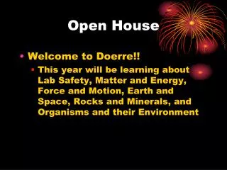 Open House