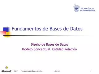 fundamentos de bases de datos