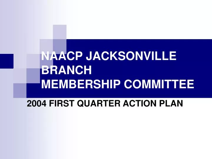 naacp jacksonville branch membership committee