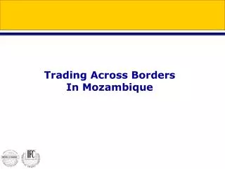 Trading Across Borders In Mozambique