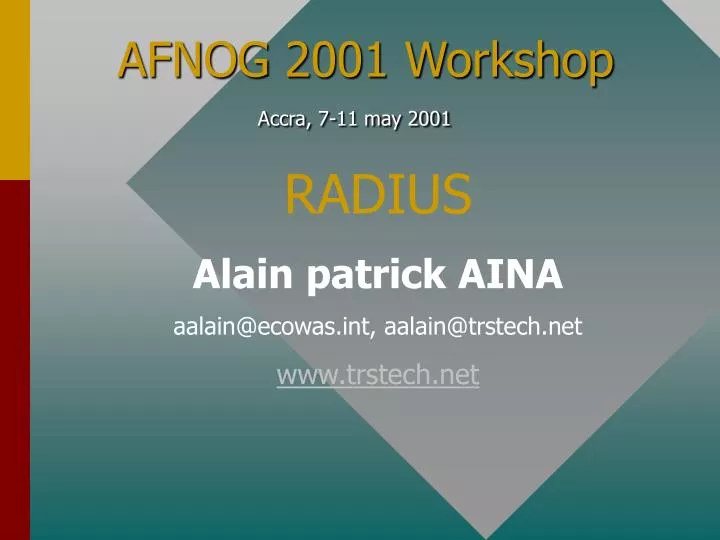 afnog 2001 workshop accra 7 11 may 2001