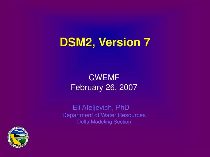 dsm2 version 7