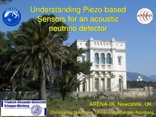 Understanding Piezo based Sensors for an acoustic neutrino detector