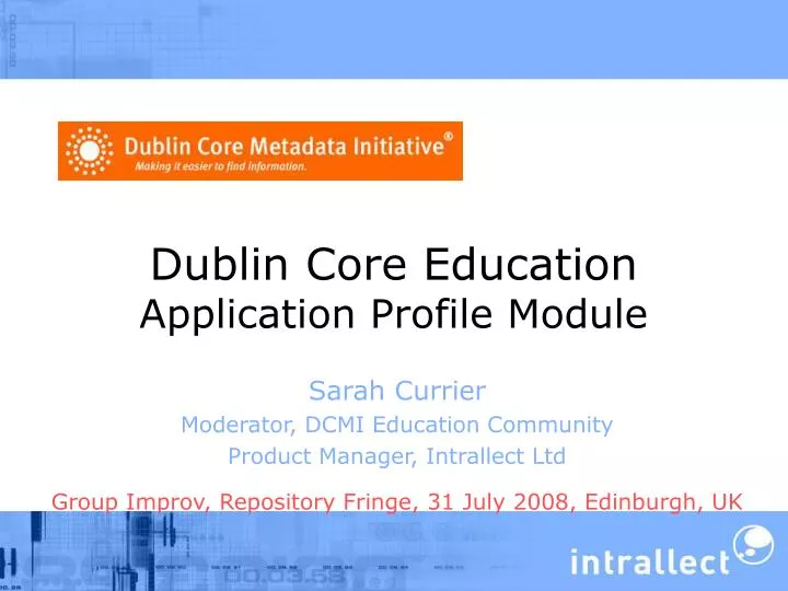 dublin core education application profile module