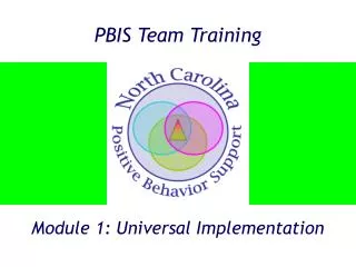 PBIS Team Training